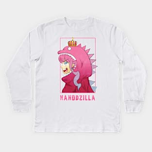 Nanodzilla Hololive Himemori Luna Kids Long Sleeve T-Shirt